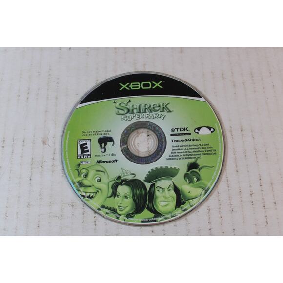 Shrek: Super Party (Microsoft Xbox, 2002) Authentic, disc only, tested/works - Picture 1 of 6